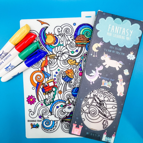 Mini silicone colouring Mat mindful colouring