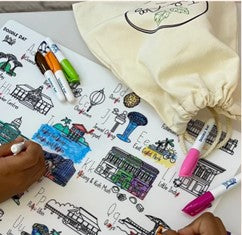 SINGAPORE A–Z COLOURING MAT - LARGE SIZE